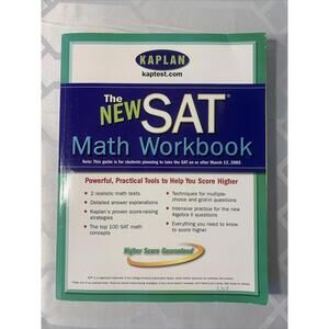 Kaplan New SAT Math Workbook by Kaplan Educational Center Staff (2004, Trade...